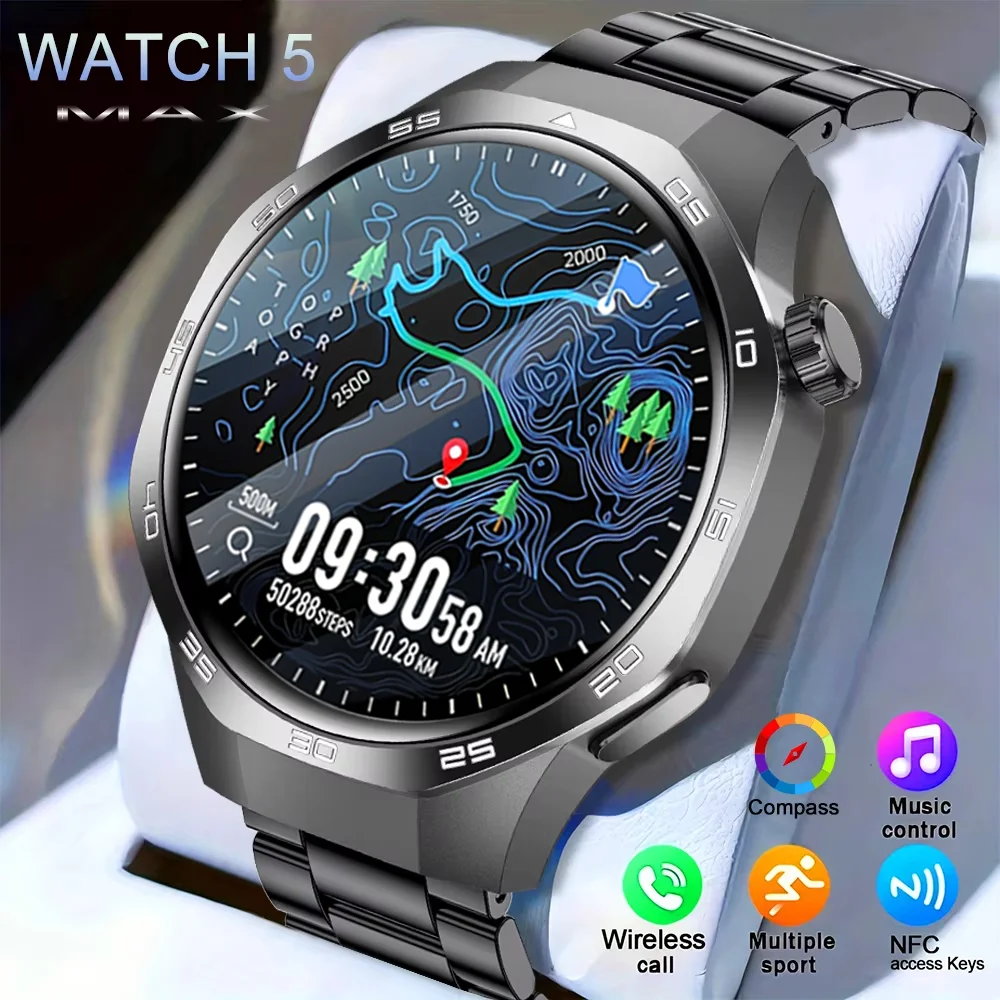 Новая модель Watch 5 Pro с AMOLED-экраном высокой четкости, траектория движения GPS и вызовом Bluetooth для мужских умных часов.
Новая модель Watch 5 Pro с AMOLED-экраном высокой четкости, траектория движения GPS и вызовом Bluetooth для мужских умных часов.