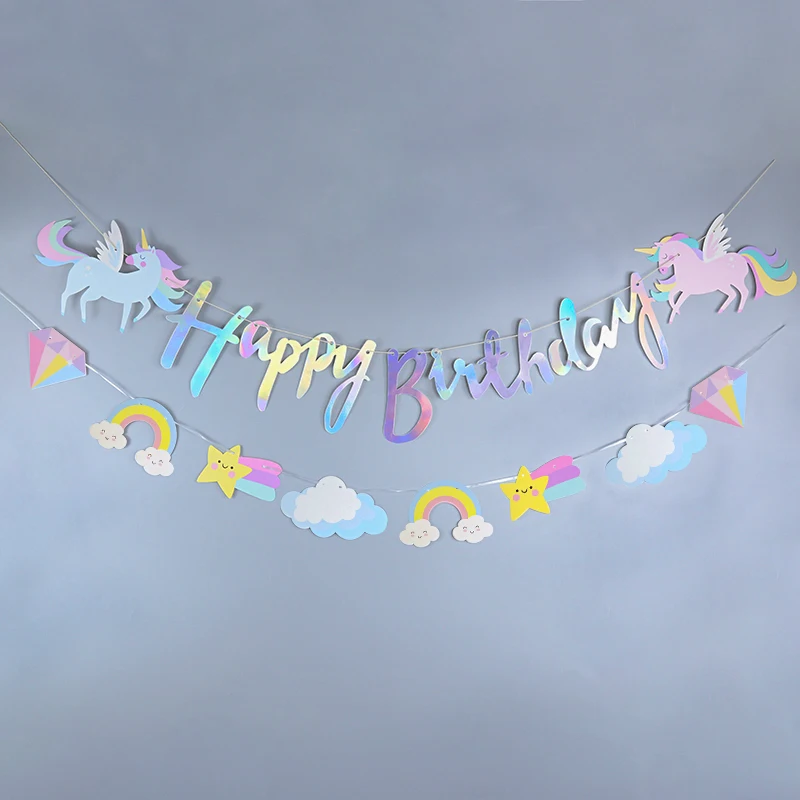 1Pc Colorful Unicorn Birthday Party Decoration Paper Banner Flag Hanging Girl Unicorn Party Decor Kids Gift Baby Shower
1Pc Colorful Unicorn Birthday Party Decoration Paper Banner Flag Hanging Girl Unicorn Party Decor Kids Gift Baby Shower