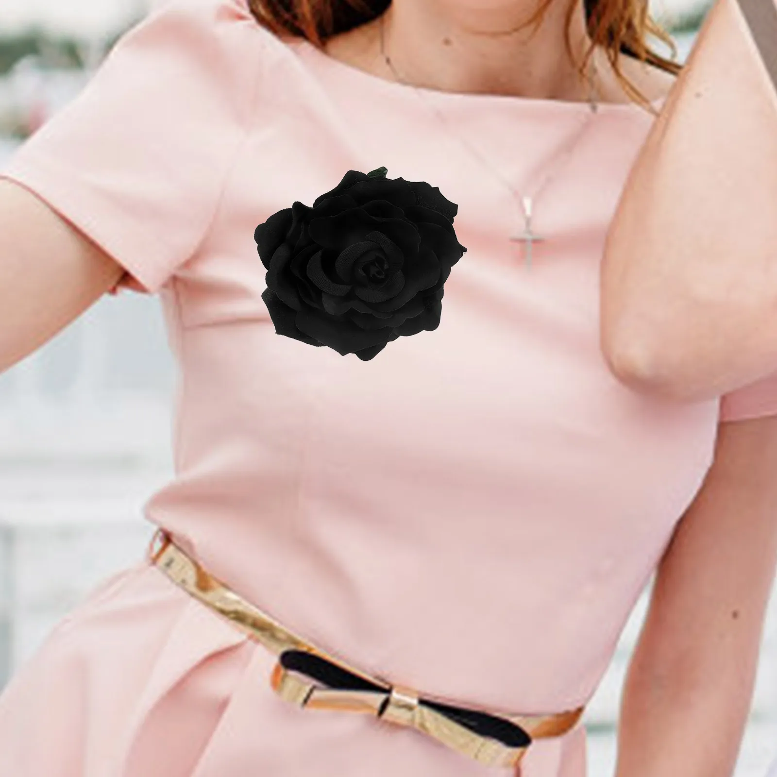 5 PCS Ceremony Rose Brooch Wedding Headpiece for Bride Black Flower Hair Clip Accessory Travel
5 PCS Ceremony Rose Brooch Wedding Headpiece for Bride Black Flower Hair Clip Accessory Travel