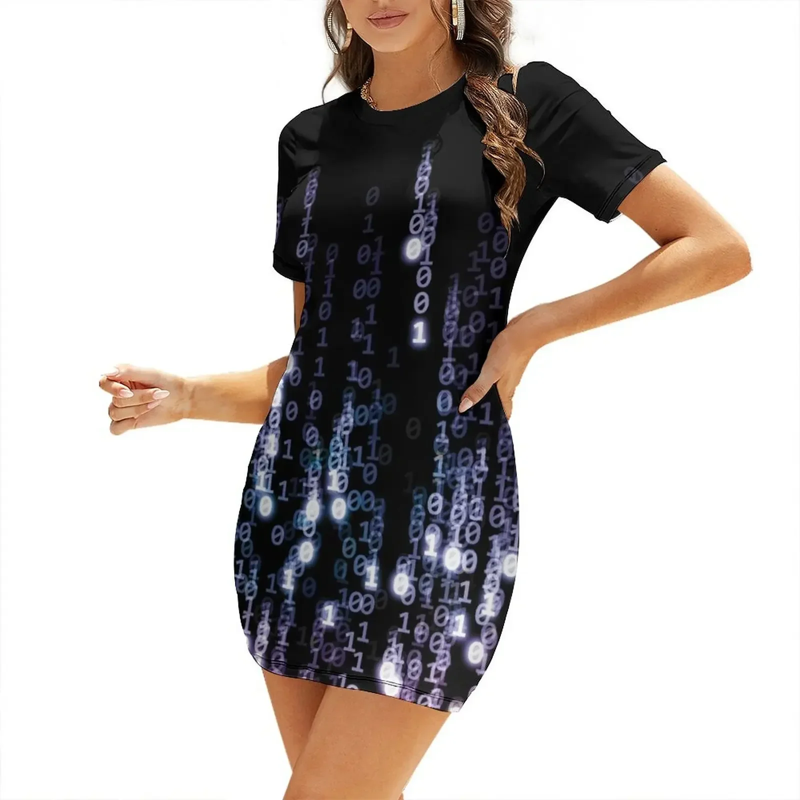 Raining Matrix of Violet and Lavender Short-Sleeved Dress dress korean style summer dress for women 2026
Raining Matrix of Violet and Lavender Short-Sleeved Dress dress korean style summer dress for women 2026