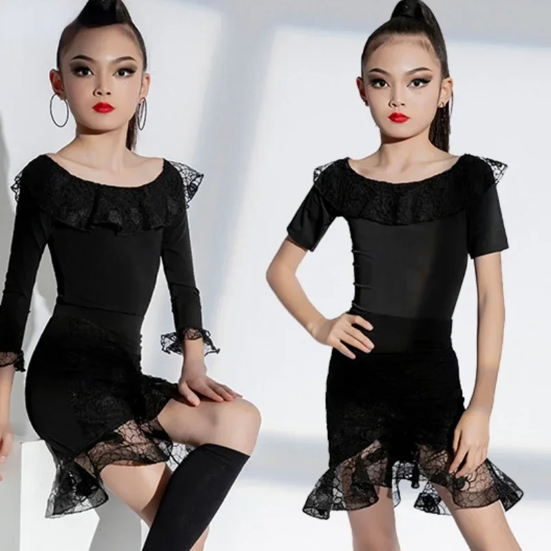 New Children's Latin Dance Dress Tango Salsa Costume Rumba Competition Dancewear Girls Modern Ballroom Salsa Practice Dress
New Children's Latin Dance Dress Tango Salsa Costume Rumba Competition Dancewear Girls Modern Ballroom Salsa Practice Dress