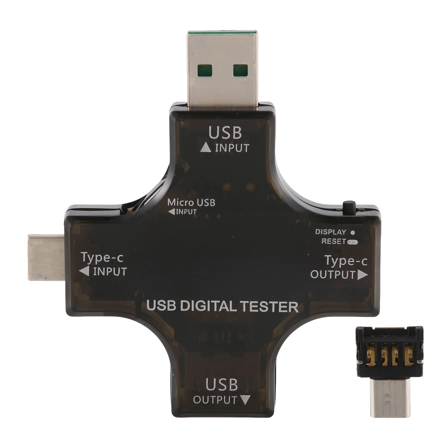 2 in 1 Type C USB Tester Color Screen LCD Digital Multimeter, USB C Voltage Current Voltmeter Ampere Voltmeter Detector
2 in 1 Type C USB Tester Color Screen LCD Digital Multimeter, USB C Voltage Current Voltmeter Ampere Voltmeter Detector