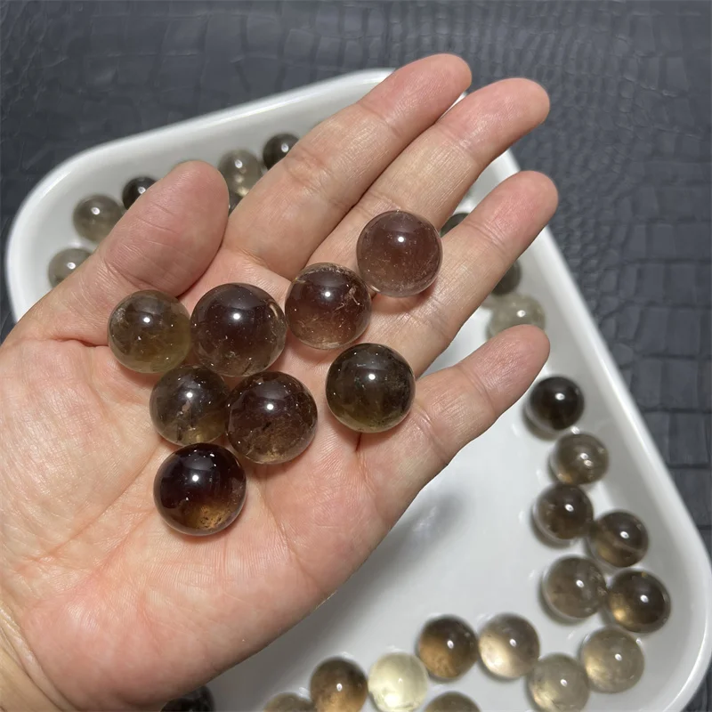 50pcs High Quality Natura Smoky Quartz Sphere Smoky Crytal Ball For Decoration
50pcs High Quality Natura Smoky Quartz Sphere Smoky Crytal Ball For Decoration
