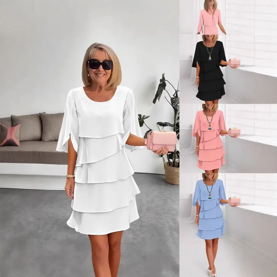 【New style】European and American women's clothing 2026 spring and summer new retro elegant layered cake skirt commuting casual
【New style】European and American women's clothing 2026 spring and summer new retro elegant layered cake skirt commuting casual