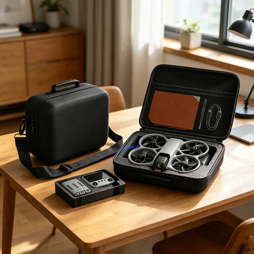 Black Carrying Case for DJI Avata 360 ,EVA Hard Shell Shockproof Portable Shoulder Strap Travel Storage Bag
Black Carrying Case for DJI Avata 360 ,EVA Hard Shell Shockproof Portable Shoulder Strap Travel Storage Bag