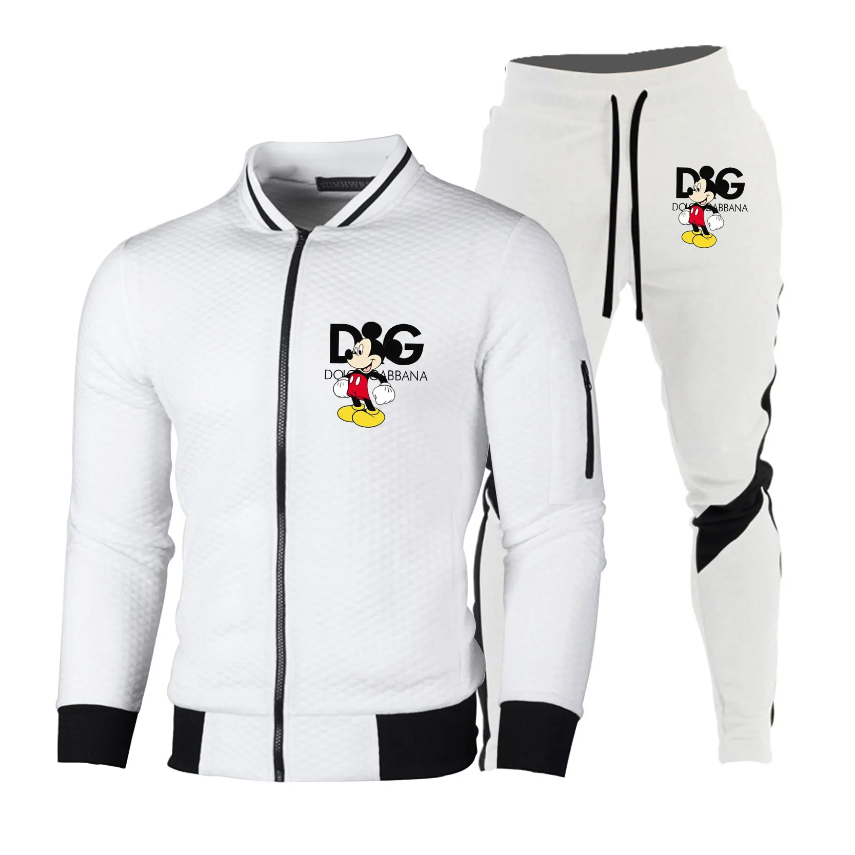 Disney Mickey Men's Jacket Sportswear Luxury Windproof Sportswear Set Warm Jacket and Pants Running Zipper Jacket Men's Style
Disney Mickey Men's Jacket Sportswear Luxury Windproof Sportswear Set Warm Jacket and Pants Running Zipper Jacket Men's Style