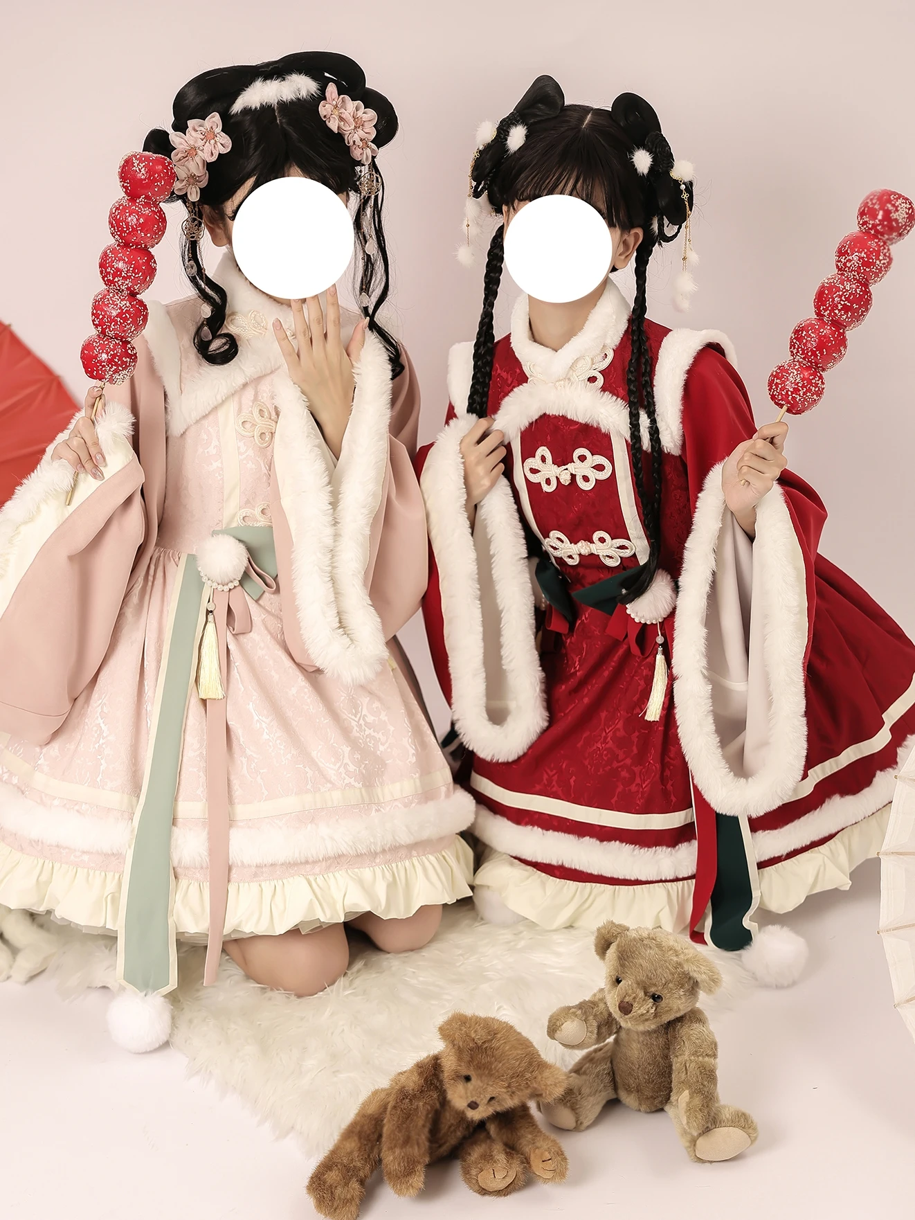 Thickened Autumn Winter Lolita Princess Skirt Hanfu Style Simple Elegance Long Sleeve round Neck Single Piece Women's Dress
Thickened Autumn Winter Lolita Princess Skirt Hanfu Style Simple Elegance Long Sleeve round Neck Single Piece Women's Dress
