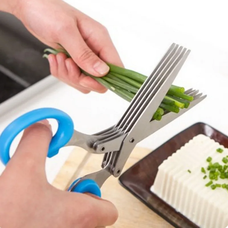 Kitchen Accessories Stainless Steel Multi Layers Scissors Kitchen Shredding Scissor Cutter Vegetable Choppers
Kitchen Accessories Stainless Steel Multi Layers Scissors Kitchen Shredding Scissor Cutter Vegetable Choppers
