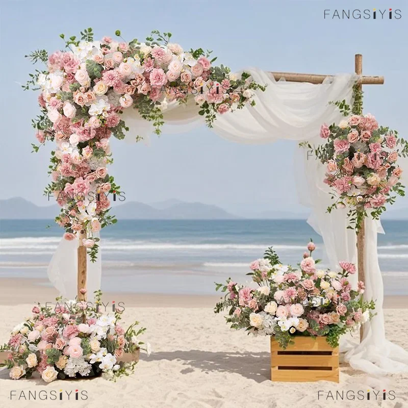Luxuy Artificial Flowers pink green leaf Wedding Arrangement Decor Hanging horn flower Welcome Flower Row Road Lead Floor flower
Luxuy Artificial Flowers pink green leaf Wedding Arrangement Decor Hanging horn flower Welcome Flower Row Road Lead Floor flower