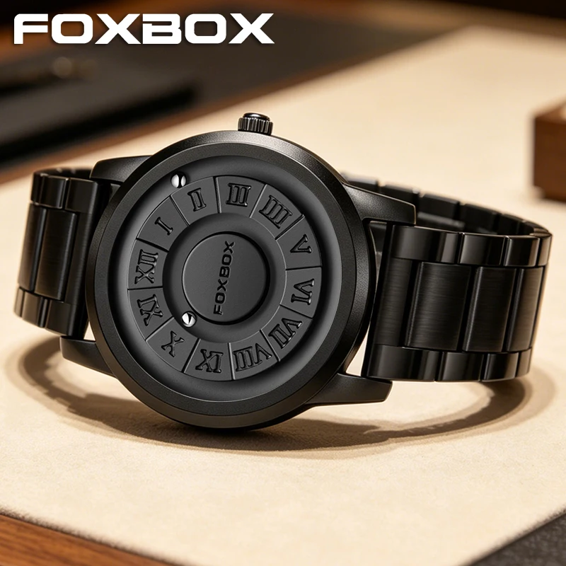 LIGE Brand FOXBOX Quartz Mens Watch Creative Scrolling Beads Luxury Watches Men Gifts Stainless Steel Band Magnetic Force Reloj
LIGE Brand FOXBOX Quartz Mens Watch Creative Scrolling Beads Luxury Watches Men Gifts Stainless Steel Band Magnetic Force Reloj