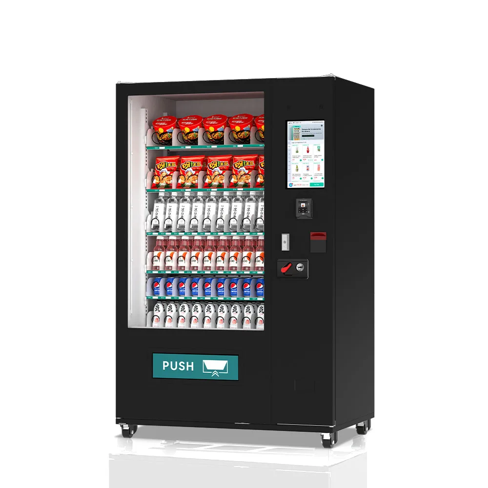Sprial Vending Machine Resident Community Snack and Drinks Vending Machine Refrigerated Fresh Food Vending Machine with Coin Pay
Sprial Vending Machine Resident Community Snack and Drinks Vending Machine Refrigerated Fresh Food Vending Machine with Coin Pay