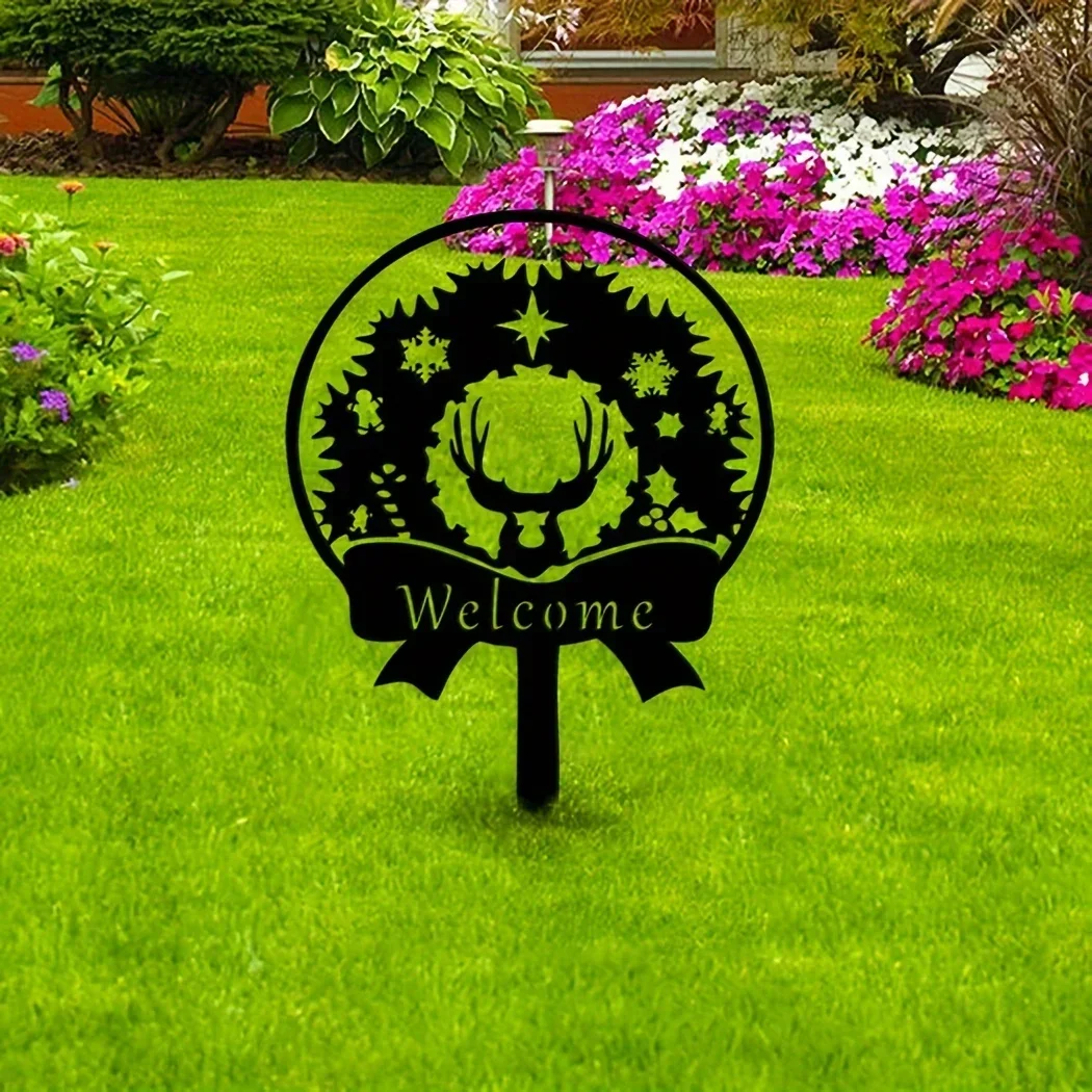CIFBUY Deco Garden Sign Metal Sign Christmas Yard Decor Stake Metal Christmas Ornament Garden Stake Holiday Garden Decor Metal
CIFBUY Deco Garden Sign Metal Sign Christmas Yard Decor Stake Metal Christmas Ornament Garden Stake Holiday Garden Decor Metal