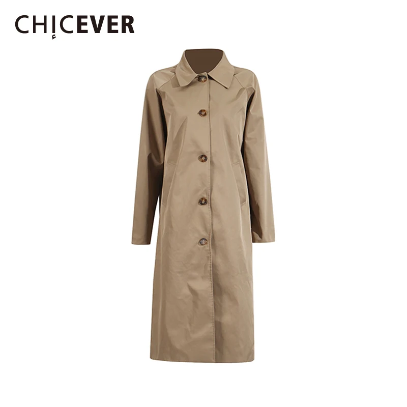 CHICEVER Minimalist Casual Solid Coat for Women Lapel Long Sleeve Patchwork Single Breasted Jackets Female Winter Style Clothes
CHICEVER Minimalist Casual Solid Coat for Women Lapel Long Sleeve Patchwork Single Breasted Jackets Female Winter Style Clothes