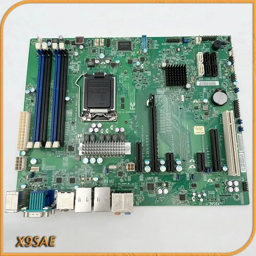 X9SAE Материнская плата рабочей станции с одним разъемом 1155 Intel C216 Xeon E3-1200 v2 Series Core i7/i5/i3 DDR3 PCI-E3.0
X9SAE Материнская плата рабочей станции с одним разъемом 1155 Intel C216 Xeon E3-1200 v2 Series Core i7/i5/i3 DDR3 PCI-E3.0