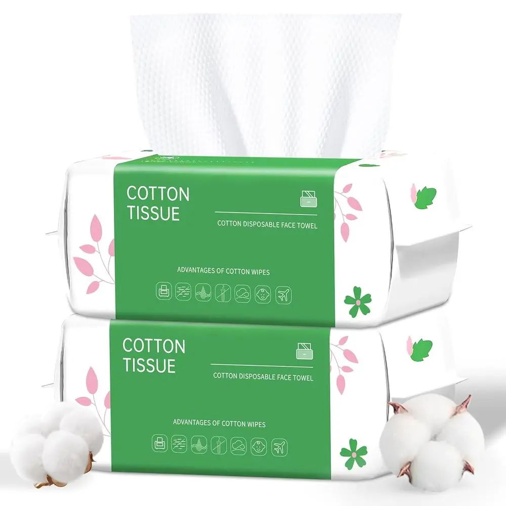 Biodegradable 200-Count Facial Towels: Washable Cotton Wipes for Cleansing and Drying
Biodegradable 200-Count Facial Towels: Washable Cotton Wipes for Cleansing and Drying
