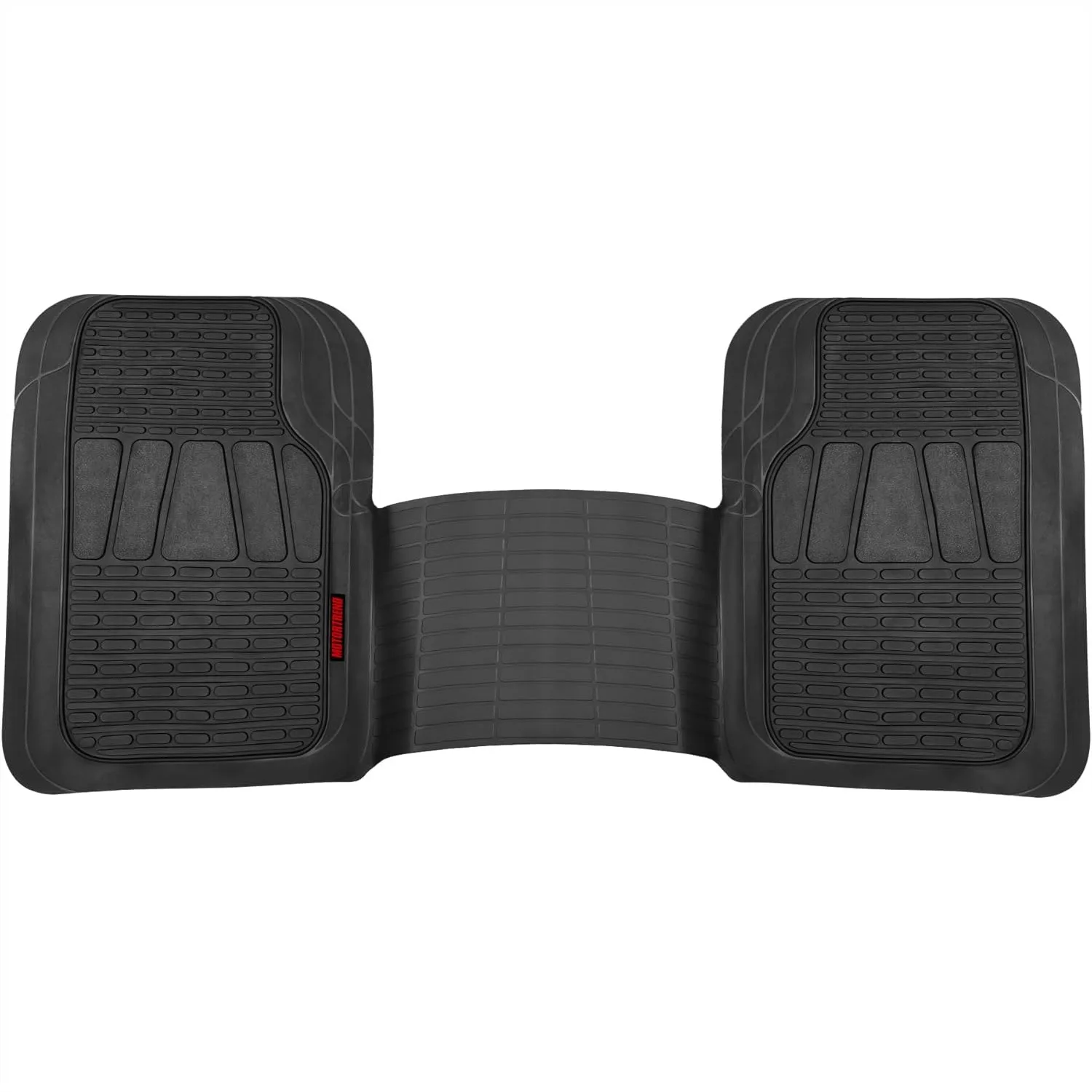Heavy Duty Rubber Rear Floor Mat Liner, Trim-to-Fit Non-Slip All Weather Protection for Trucks Cars SUVs, Universal Fit 2nd or
Heavy Duty Rubber Rear Floor Mat Liner, Trim-to-Fit Non-Slip All Weather Protection for Trucks Cars SUVs, Universal Fit 2nd or