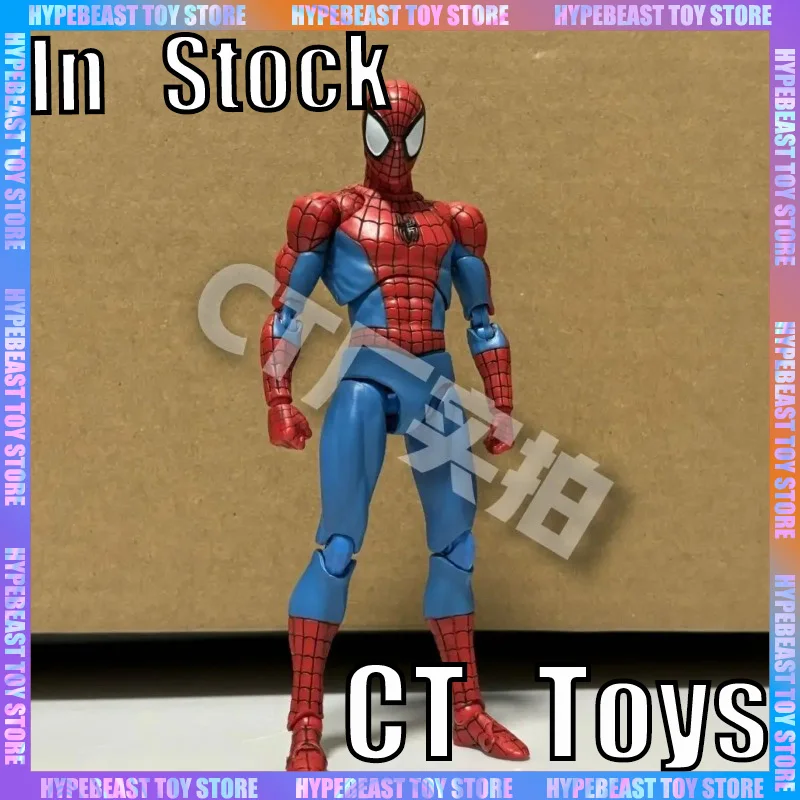 В наличии CT Toys Фигурка Mafex 185, фигурки Человека-паука, удивительная фигурка Человека-паука SHF, модель статуи из ПВХ, подарочные игрушки на заказ 
В наличии CT Toys Фигурка Mafex 185, фигурки Человека-паука, удивительная фигурка Человека-паука SHF, модель статуи из ПВХ, подарочные игрушки на заказ