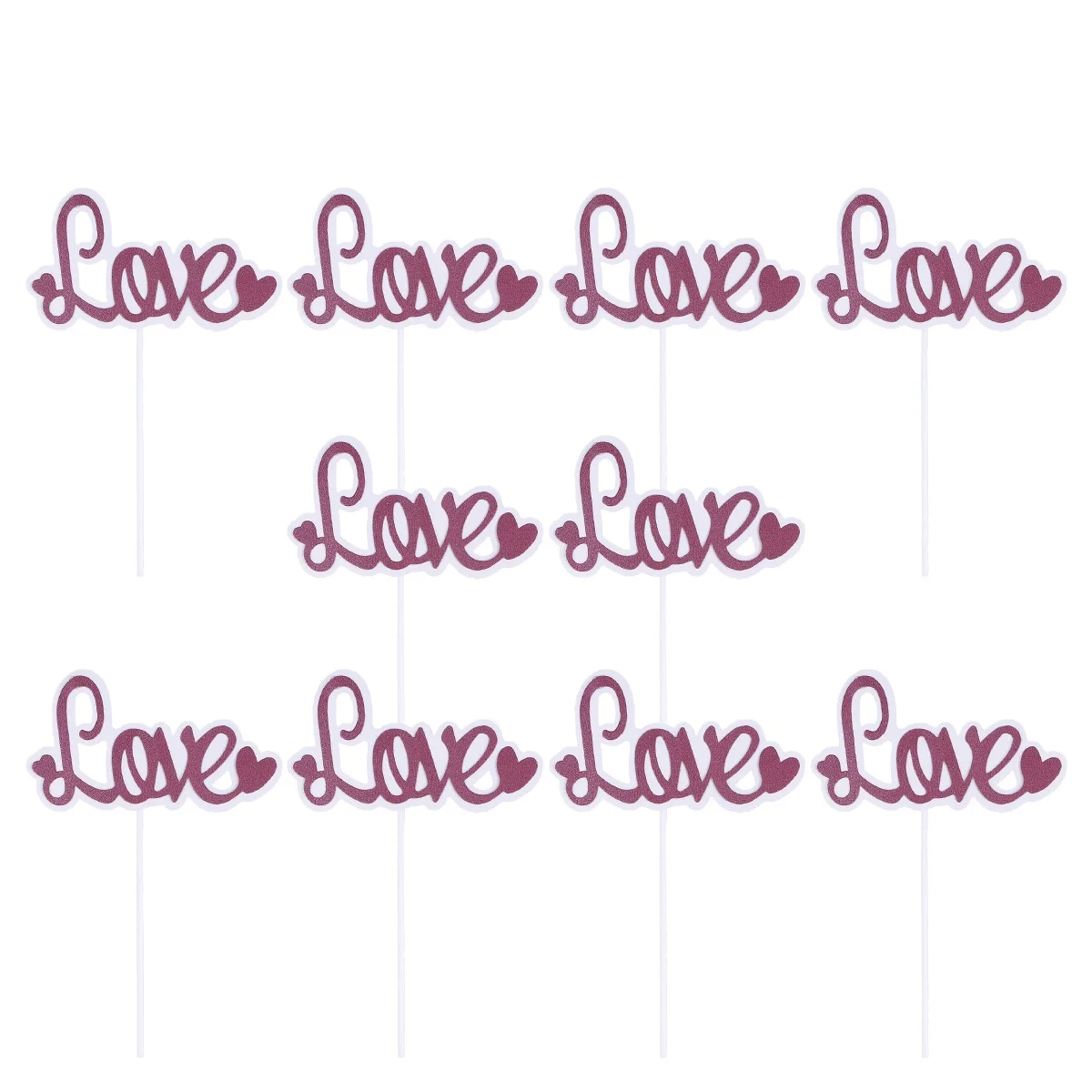 10 Pcs Valentines Day Cake Toppers Food Picks Cupcake Decorations Romantic Party Supplies Love Letters Wedding Celebrations
10 Pcs Valentines Day Cake Toppers Food Picks Cupcake Decorations Romantic Party Supplies Love Letters Wedding Celebrations