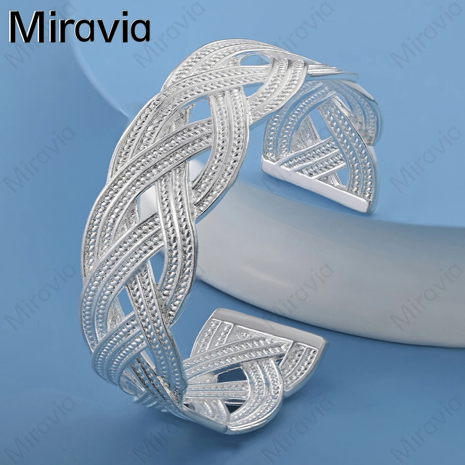 Miravia 925 Sterling Silver Braided Opening Adjustable Bracelet Noble And Versatile Women'S Birthday Gift Jewelry
Miravia 925 Sterling Silver Braided Opening Adjustable Bracelet Noble And Versatile Women'S Birthday Gift Jewelry