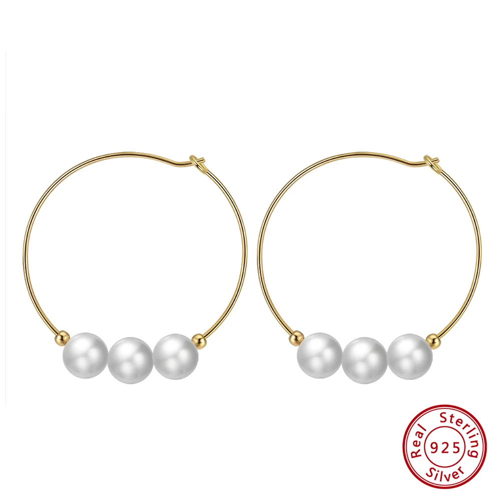 Kiss Mandy Vintage S925 Silver Geometric Baroque Pearl Hoop Earrings Simple Pearl Circle Piercing Earring Bridal Jewelry Gift GP
Kiss Mandy Vintage S925 Silver Geometric Baroque Pearl Hoop Earrings Simple Pearl Circle Piercing Earring Bridal Jewelry Gift GP