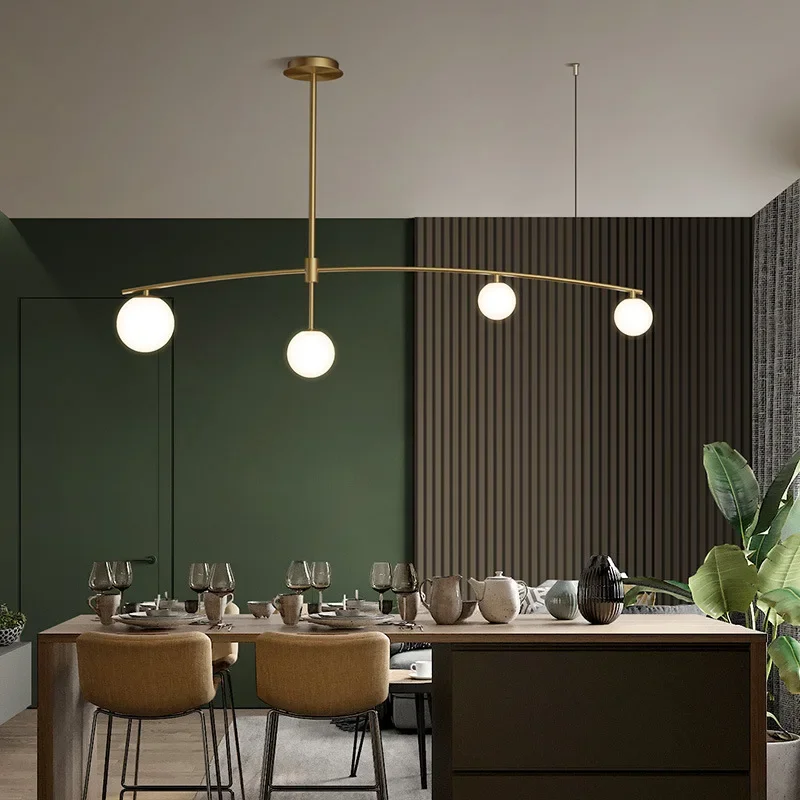 Mordern Nordic LED Chandeliers Glass Ball Lamps Restaurant Dining Room Kitchen Bar Decor Hanging Pendant Lights Gold Metal
Mordern Nordic LED Chandeliers Glass Ball Lamps Restaurant Dining Room Kitchen Bar Decor Hanging Pendant Lights Gold Metal