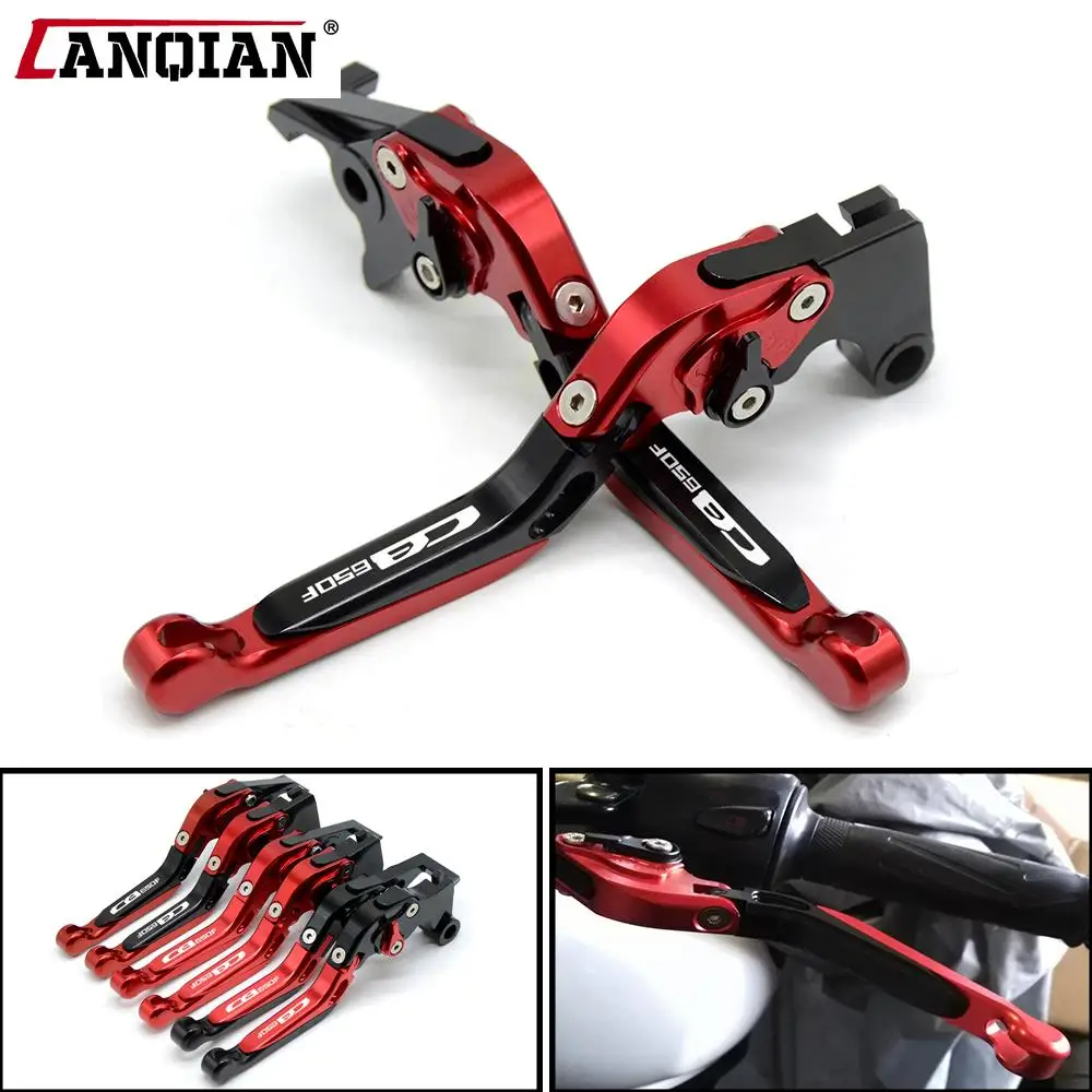 Motorcycle Accessories Aluminum Adjustable Folding Extendable Brake Clutch Levers For Honda CB650F CB 650F 650 F 2014 2015 2016
Motorcycle Accessories Aluminum Adjustable Folding Extendable Brake Clutch Levers For Honda CB650F CB 650F 650 F 2014 2015 2016