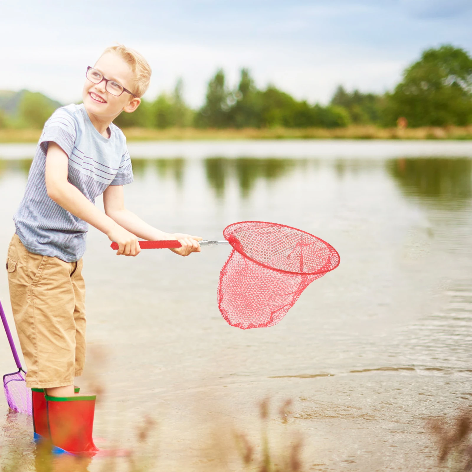 5Pcs Telescopic Stainless Steel Kids Butterfly Nets Durable Nylon Mesh Multipurpose Catching Net for Outdoor Fishing Insects
5Pcs Telescopic Stainless Steel Kids Butterfly Nets Durable Nylon Mesh Multipurpose Catching Net for Outdoor Fishing Insects