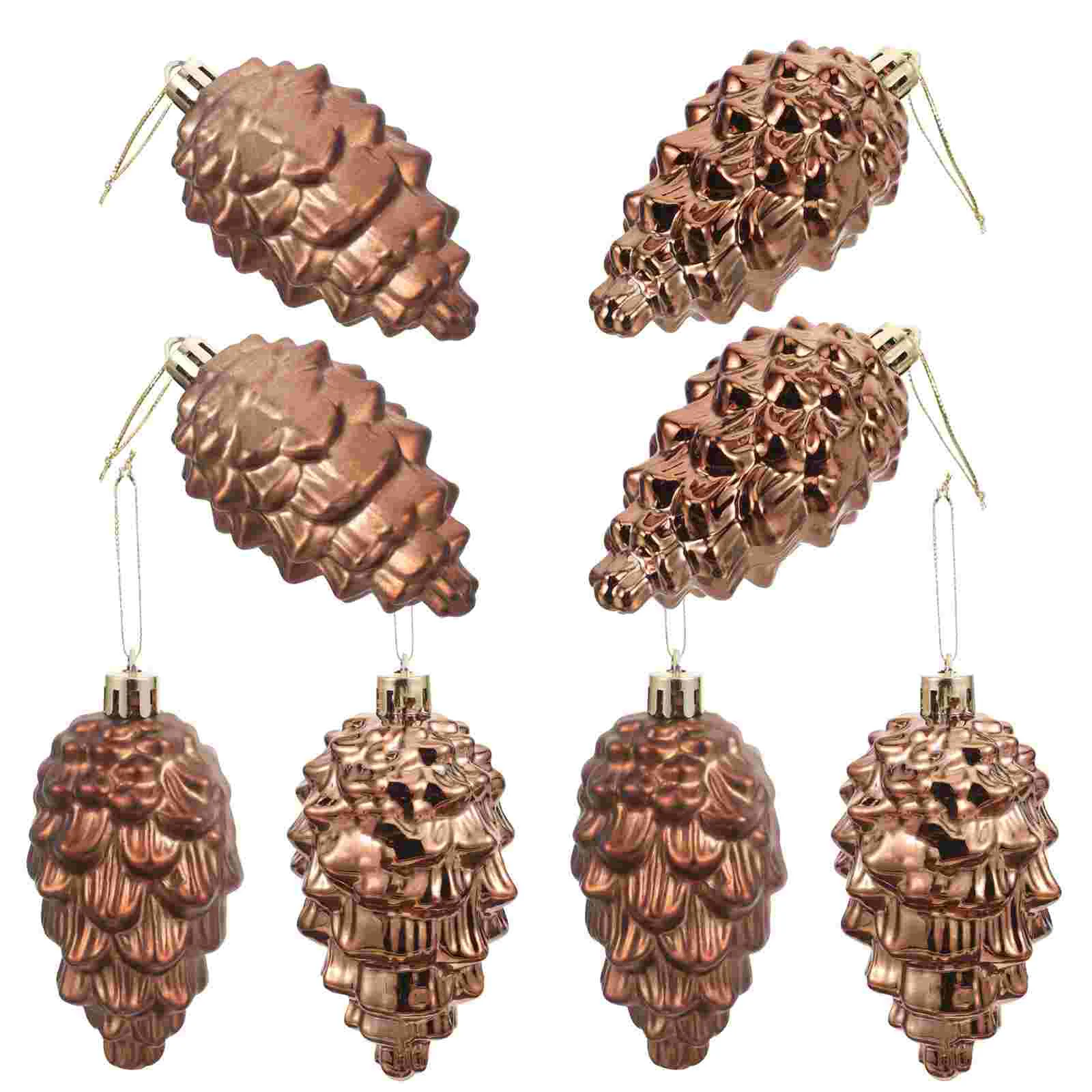 8 Pcs Vintage Christmas Decorations Pine Cone Hanging Holiday Ornaments Coffee Cones for Crafts
8 Pcs Vintage Christmas Decorations Pine Cone Hanging Holiday Ornaments Coffee Cones for Crafts
