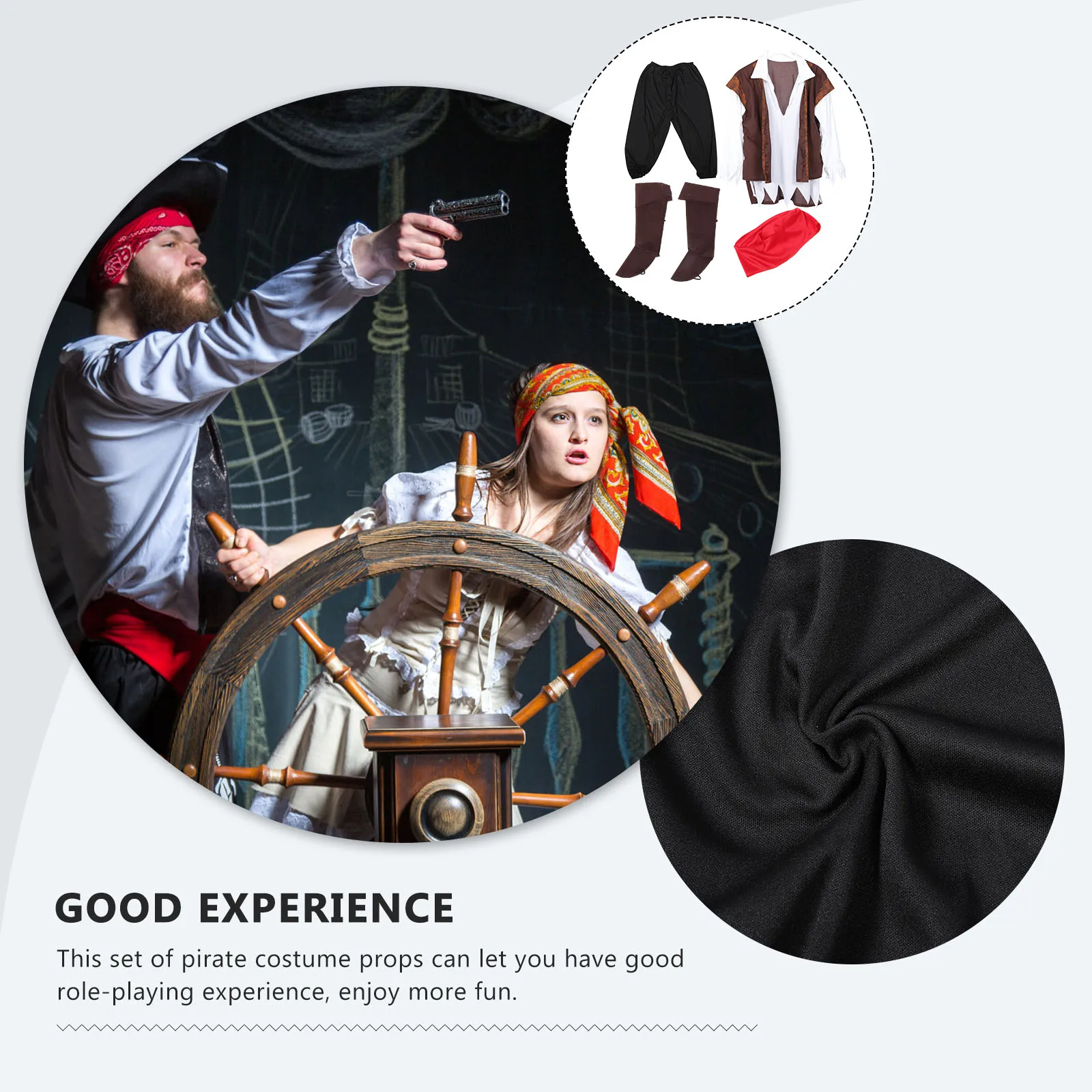 Pirate Costume Halloween Adults Mens Fabric Decorative Pirate Costume Party Clothes Role Play Buccaneer Outfits Stage Props
Pirate Costume Halloween Adults Mens Fabric Decorative Pirate Costume Party Clothes Role Play Buccaneer Outfits Stage Props