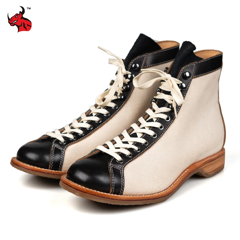 Men's Vintage Motorcycle Boots Genuine Leather Motorbike Boot Motocross Riding Higth-Top Ankle Shoes Moto Knight Workwear Shoes
Men's Vintage Motorcycle Boots Genuine Leather Motorbike Boot Motocross Riding Higth-Top Ankle Shoes Moto Knight Workwear Shoes