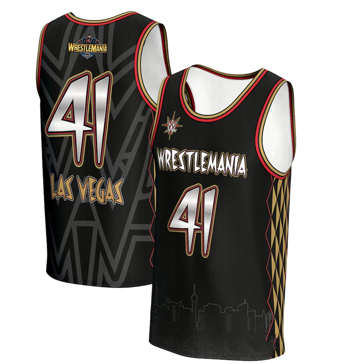 New Arrive Style ProSphere Black Wrestle Mania 41 City Basketball Jersey Man Women Sport Casual Breathable Fashion Vest Clothes
New Arrive Style ProSphere Black Wrestle Mania 41 City Basketball Jersey Man Women Sport Casual Breathable Fashion Vest Clothes