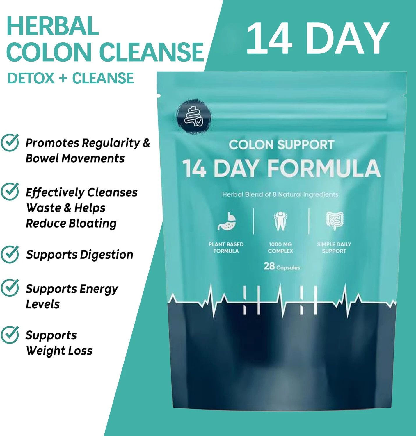 14-дневное очищение Colon Support, усовершенствованное очищение Gut Cleanse Detox для женщин и мужчин, очищение толстой кишки без ГМО, 28 капсул, 1-2 каждый день
14-дневное очищение Colon Support, усовершенствованное очищение Gut Cleanse Detox для женщин и мужчин, очищение толстой кишки без ГМО, 28 капсул, 1-2 каждый день