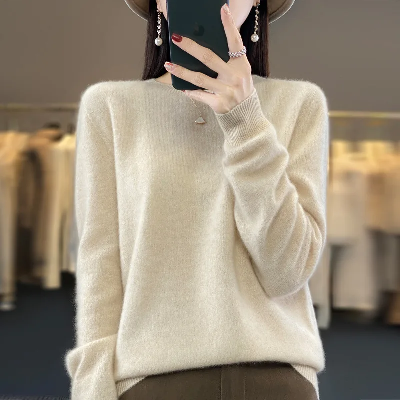 Women Round Collar Sweet Sweater Long Sleeve Patchwork Warm Pullover Casual for 2023 New Autumn Winter T56
Women Round Collar Sweet Sweater Long Sleeve Patchwork Warm Pullover Casual for 2023 New Autumn Winter T56