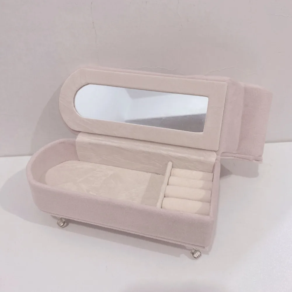 Dutch Velvet Sofa Shaped Jewelry Box Bracelet Pink Mini Couch Earrings Ring Display Stand Elegant with Mirror
Dutch Velvet Sofa Shaped Jewelry Box Bracelet Pink Mini Couch Earrings Ring Display Stand Elegant with Mirror