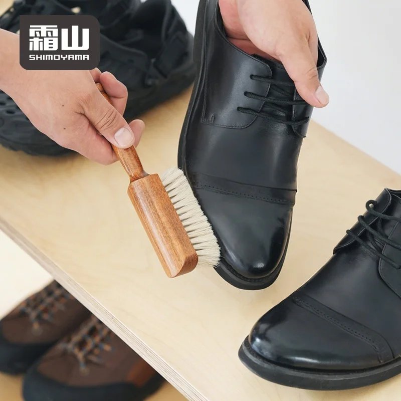 SHIMOYAMA Horse Hair Beech Handle Shoe Dry Cleaning Brush Shoe Use Dust Remove Brush
SHIMOYAMA Horse Hair Beech Handle Shoe Dry Cleaning Brush Shoe Use Dust Remove Brush