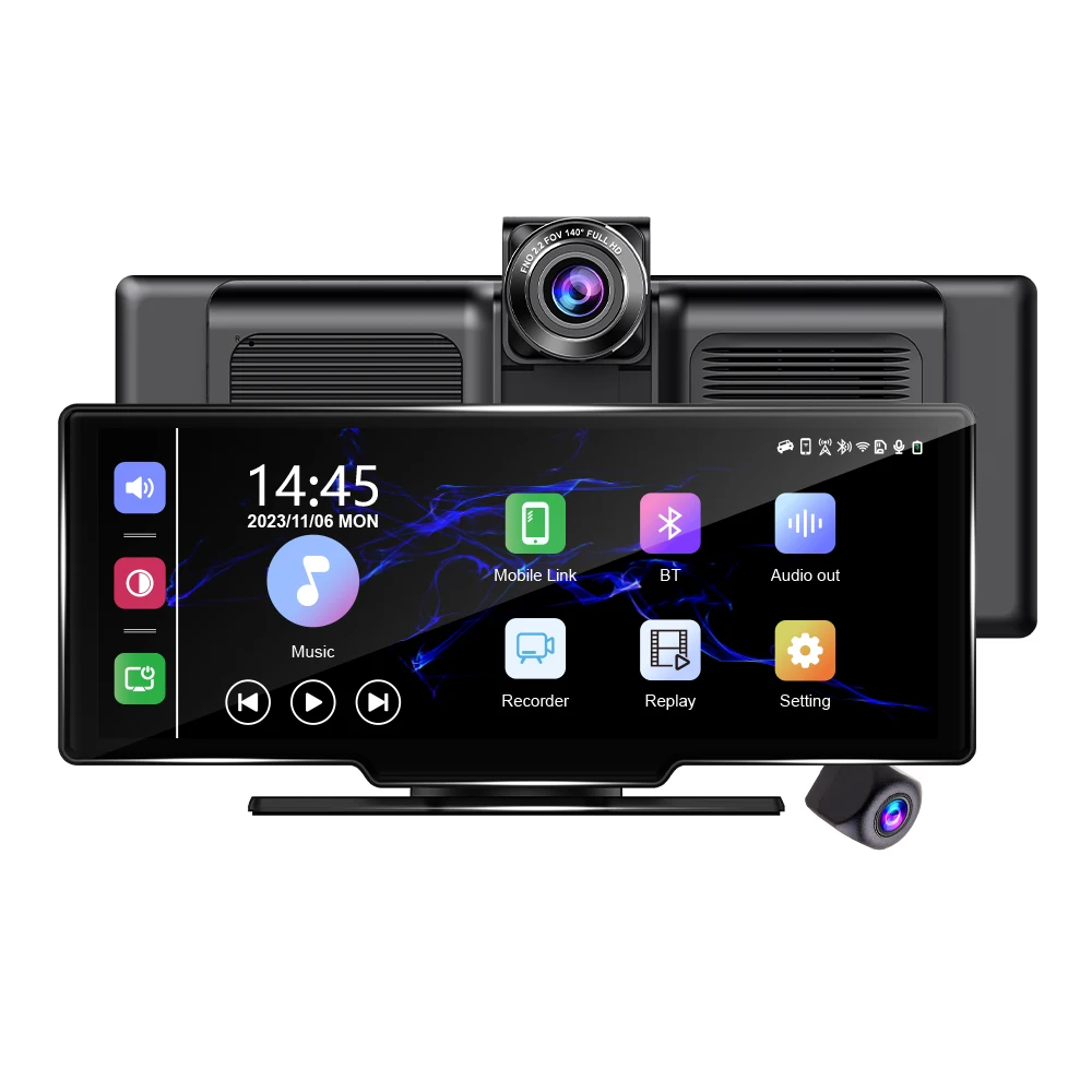 STLFHigh QualityUniversal 10.26 Inch Android Auto Carplay Screen Car Cameras Recorder Android Car Radio with Reverse Cameras
STLFHigh QualityUniversal 10.26 Inch Android Auto Carplay Screen Car Cameras Recorder Android Car Radio with Reverse Cameras