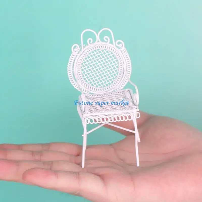090B Realistic 1/12 Scale Iron Garden Table and Chairs Set 3PCS Dollhouses Accessory
090B Realistic 1/12 Scale Iron Garden Table and Chairs Set 3PCS Dollhouses Accessory
