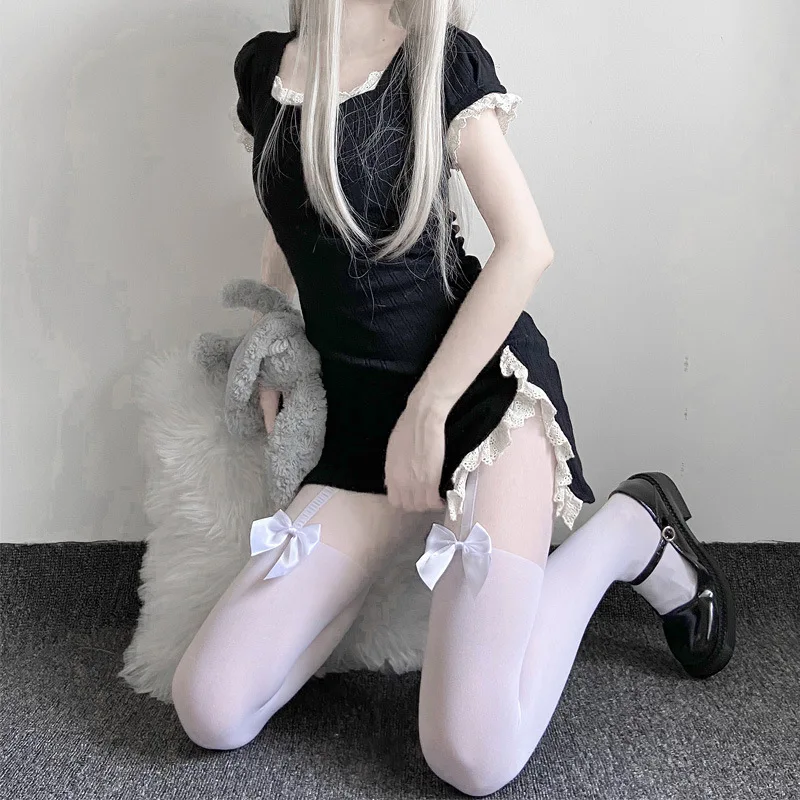 Summer ThinLolitaBow Suspenders White Silk SocksjkGirl Hot Girl Fake Thigh High RomperinsTide
Summer ThinLolitaBow Suspenders White Silk SocksjkGirl Hot Girl Fake Thigh High RomperinsTide