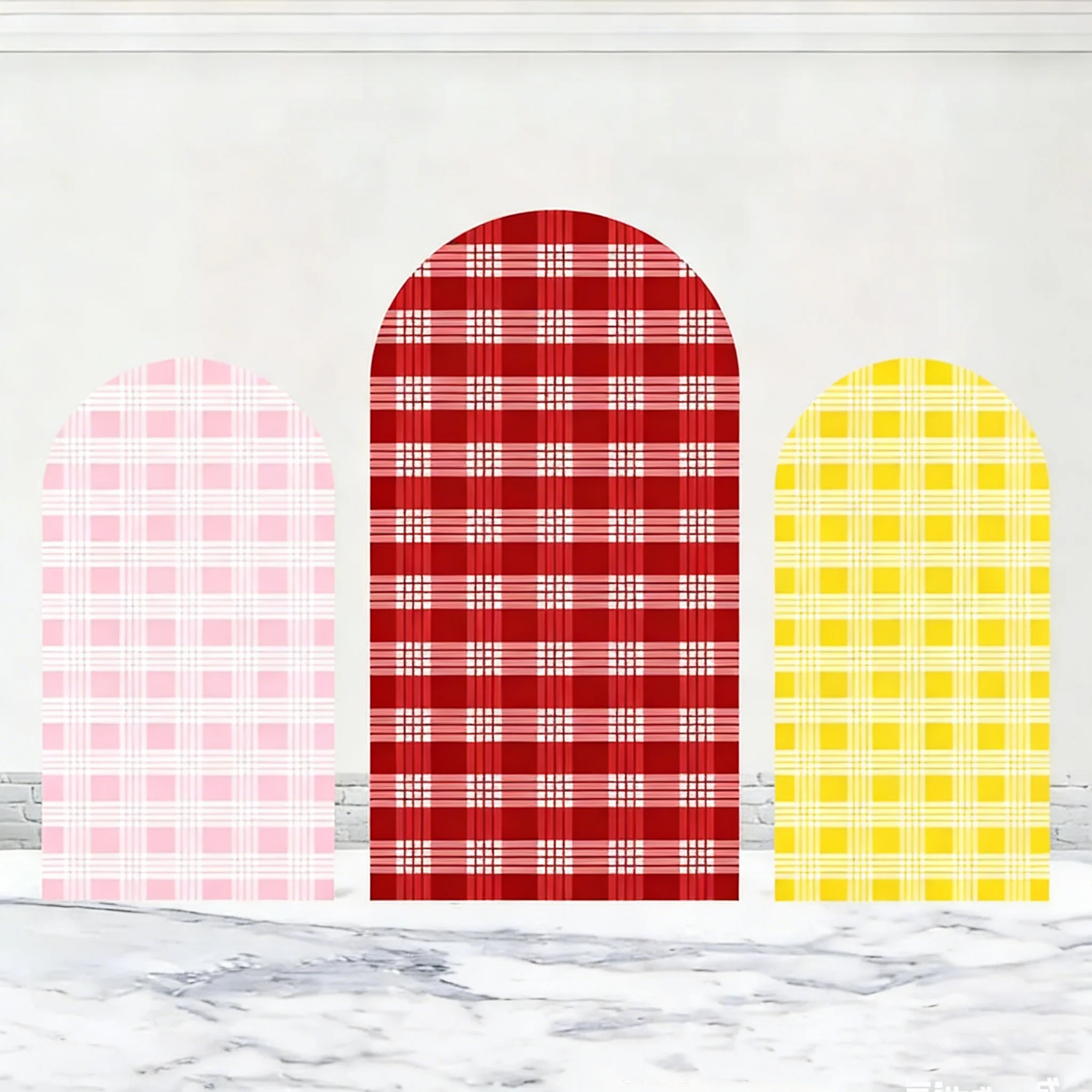 LS Custom 2-Sided Pink Colorful Grids Girl Birthday Party Baby Shower Wedding Cover Chiara Arch Background Decor Backdrop
LS Custom 2-Sided Pink Colorful Grids Girl Birthday Party Baby Shower Wedding Cover Chiara Arch Background Decor Backdrop