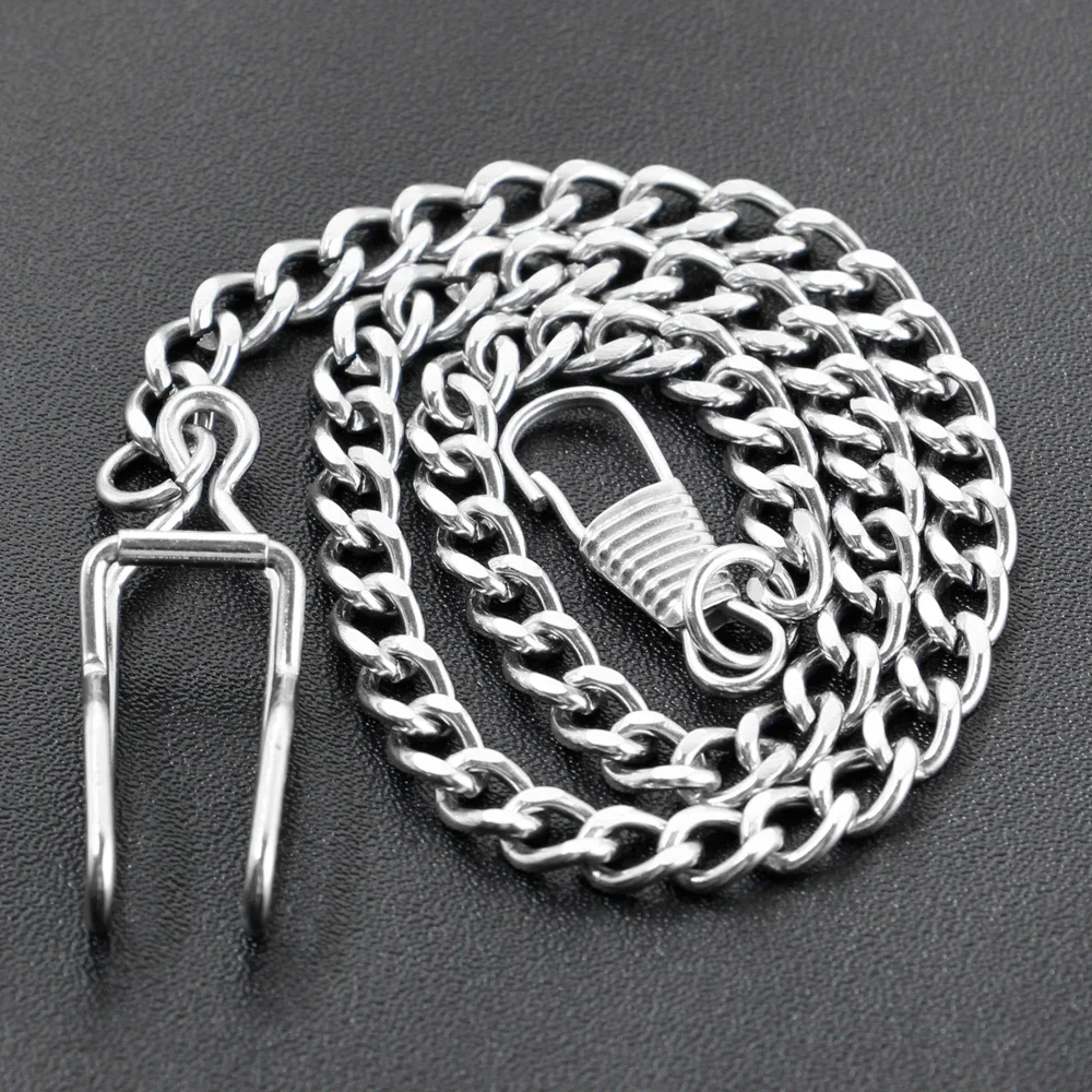Винтажная роскошная серебряная цепочка для карманных часов 37,5 см, антикварная цепочка для ожерелья, аксессуары для мужчин и женщин, полностью из нержавеющей стали
Винтажная роскошная серебряная цепочка для карманных часов 37,5 см, антикварная цепочка для ожерелья, аксессуары для мужчин и женщин, полностью из нержавеющей стали