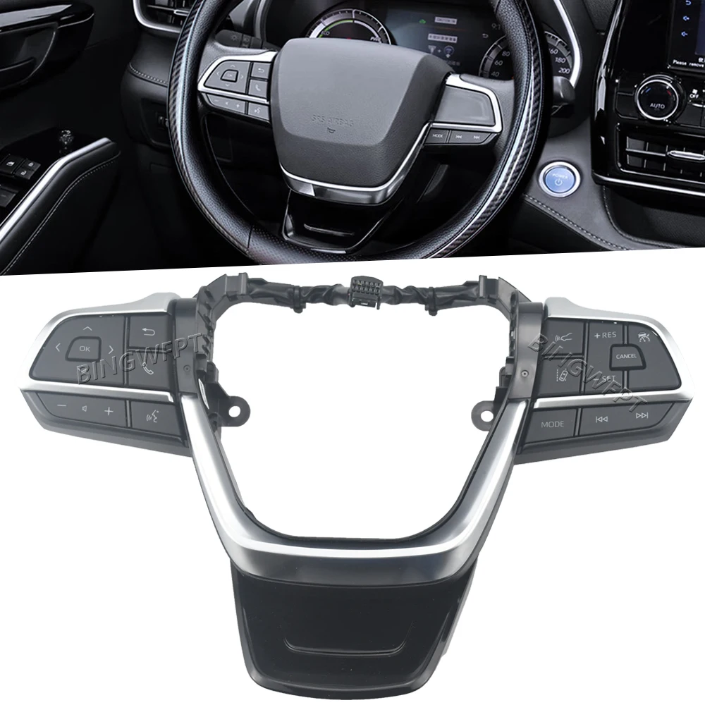 New Steering Wheel Panel Frame With Cruise Control Button For Toyota Highlander 2021 2022 2023
New Steering Wheel Panel Frame With Cruise Control Button For Toyota Highlander 2021 2022 2023