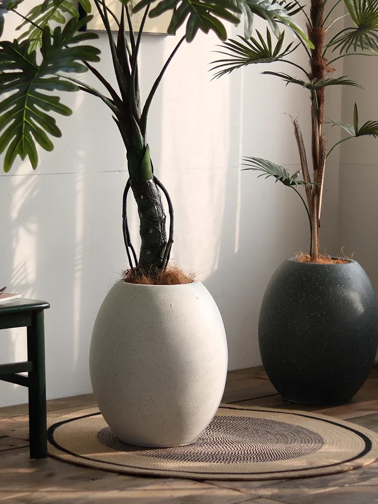 Creative eggshell flower pot milk tea shop restaurant shopping mall living room balcony floor decoration green plant flower
Creative eggshell flower pot milk tea shop restaurant shopping mall living room balcony floor decoration green plant flower