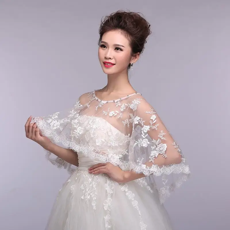 1PC Summer Beige Wedding Lace Appliques Shrug Shawl Multi-purpose High Quality Shawl
1PC Summer Beige Wedding Lace Appliques Shrug Shawl Multi-purpose High Quality Shawl