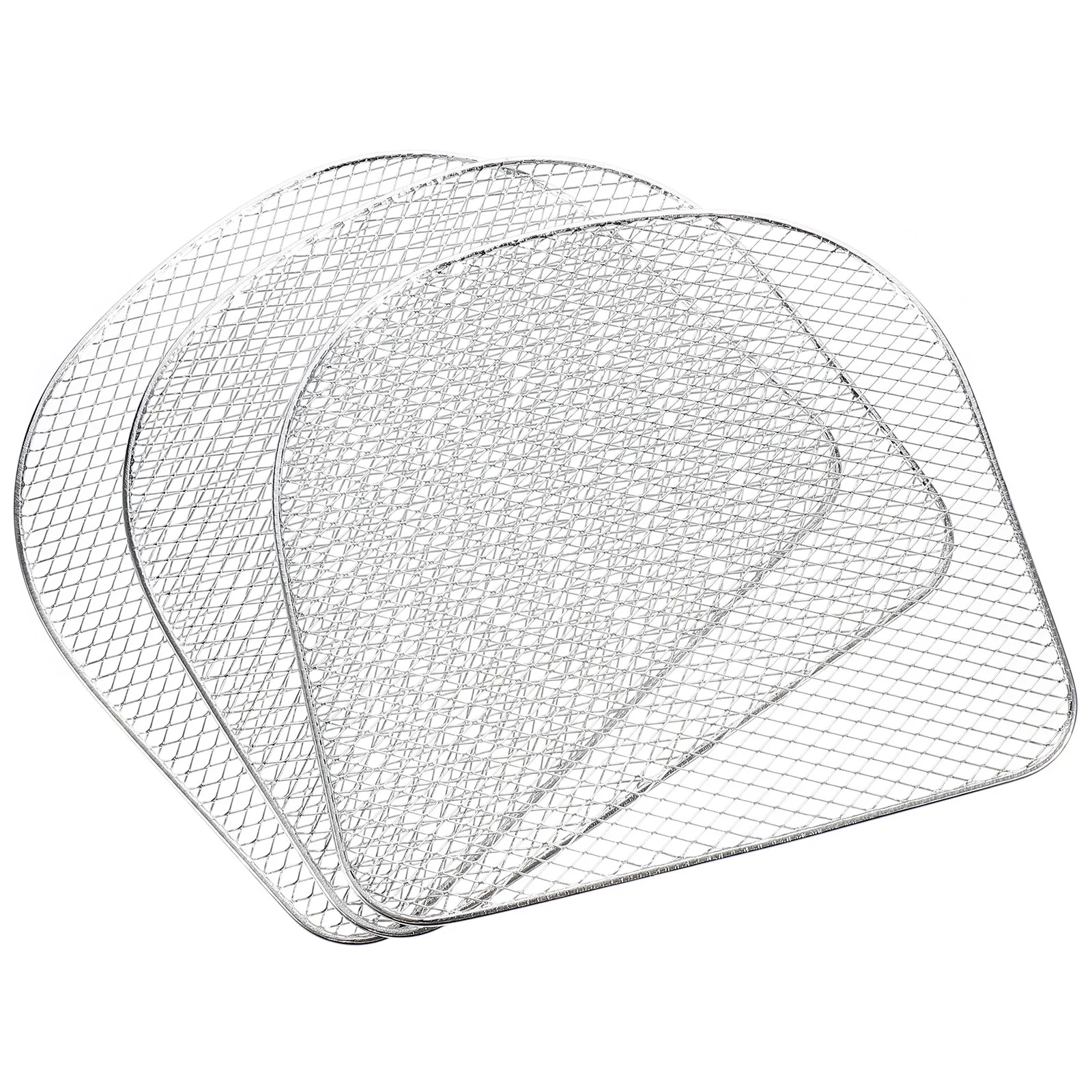 3Pcs Stainless Steel Air Fryer Dehydration Rack Heavy Duty Reusable Grill Rack for Fruits Meats Herbs Drying Air Fryer Accessory
3Pcs Stainless Steel Air Fryer Dehydration Rack Heavy Duty Reusable Grill Rack for Fruits Meats Herbs Drying Air Fryer Accessory