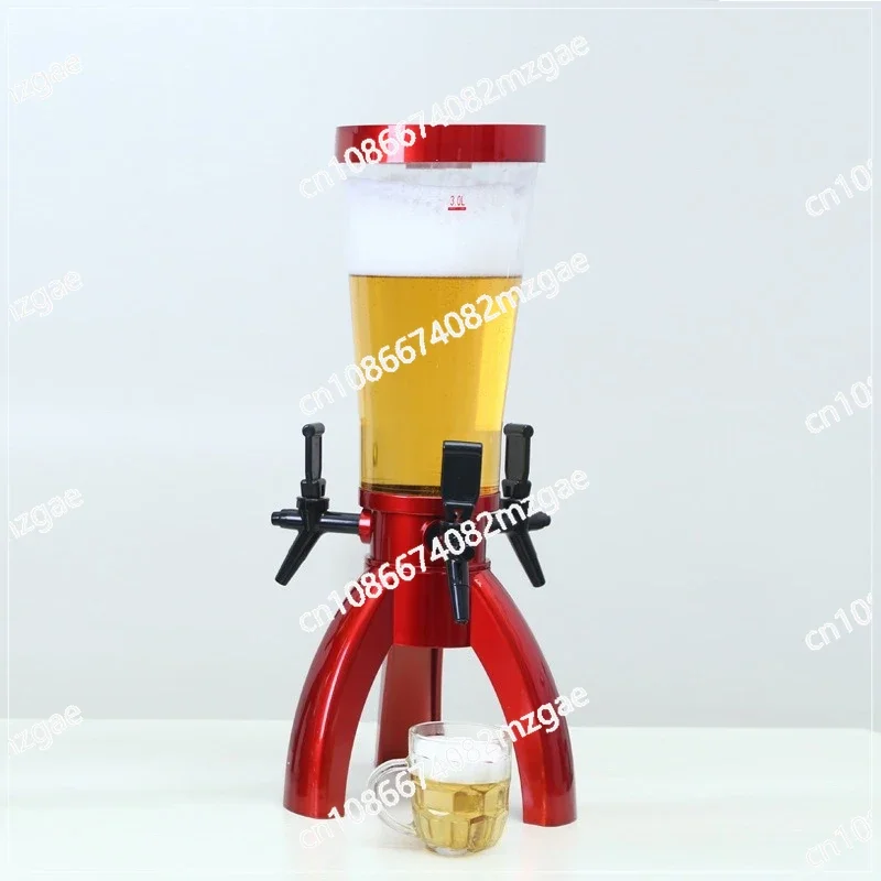 Commercial Triple-Head Beverage Cannon Dispenser - Wine Beer Cola Tower for KTV Bars Draft Cocktail Pouring System
Commercial Triple-Head Beverage Cannon Dispenser - Wine Beer Cola Tower for KTV Bars Draft Cocktail Pouring System