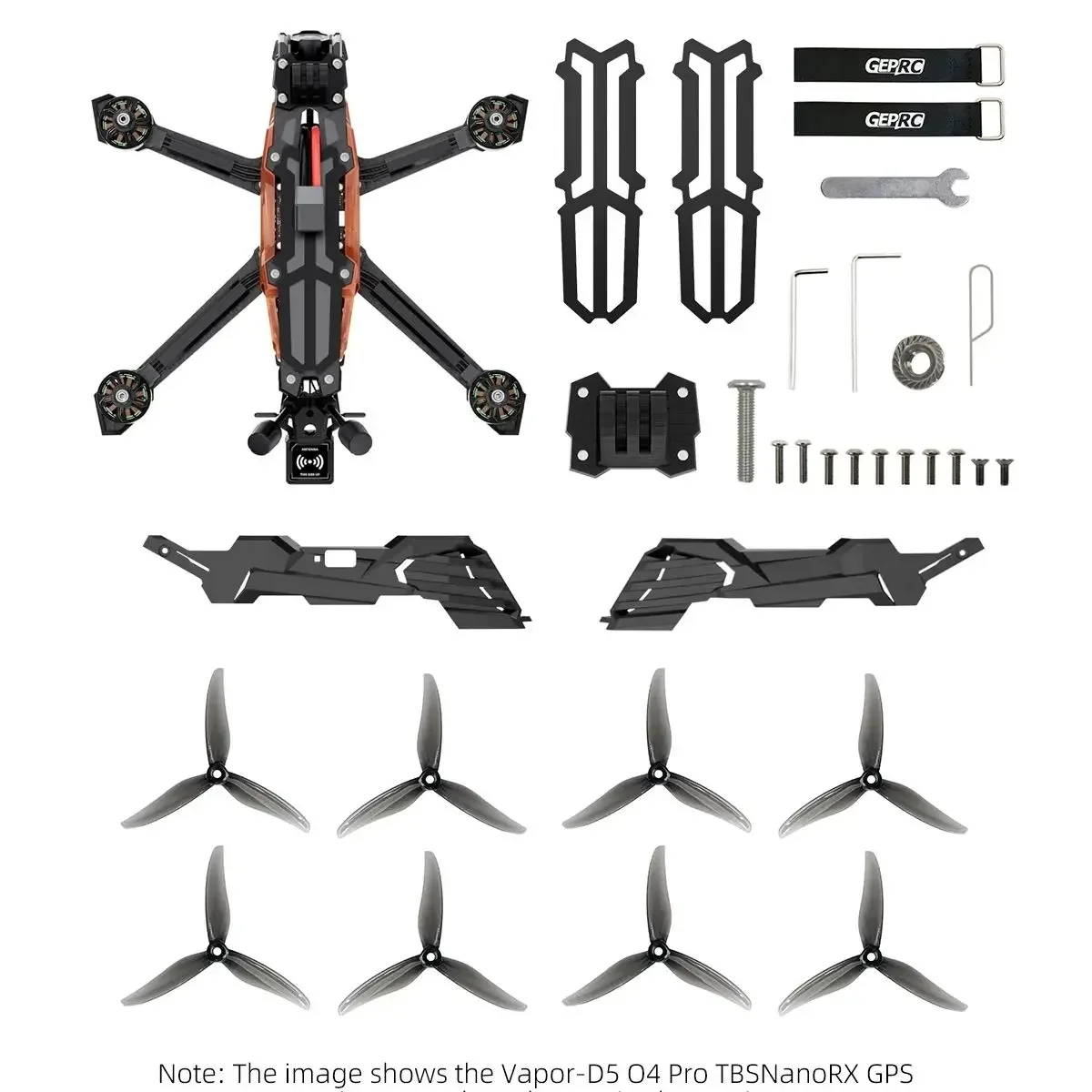 GEPRC Vapor-X5 D5 HD O4 Pro 5-дюймовый радиоуправляемый квадрокоптер Freestyle Drone SPEEDX2 2207E 1960 KV Motor O4 Air Unit VTX F722 60A 4IN1 ESC
GEPRC Vapor-X5 D5 HD O4 Pro 5-дюймовый радиоуправляемый квадрокоптер Freestyle Drone SPEEDX2 2207E 1960 KV Motor O4 Air Unit VTX F722 60A 4IN1 ESC