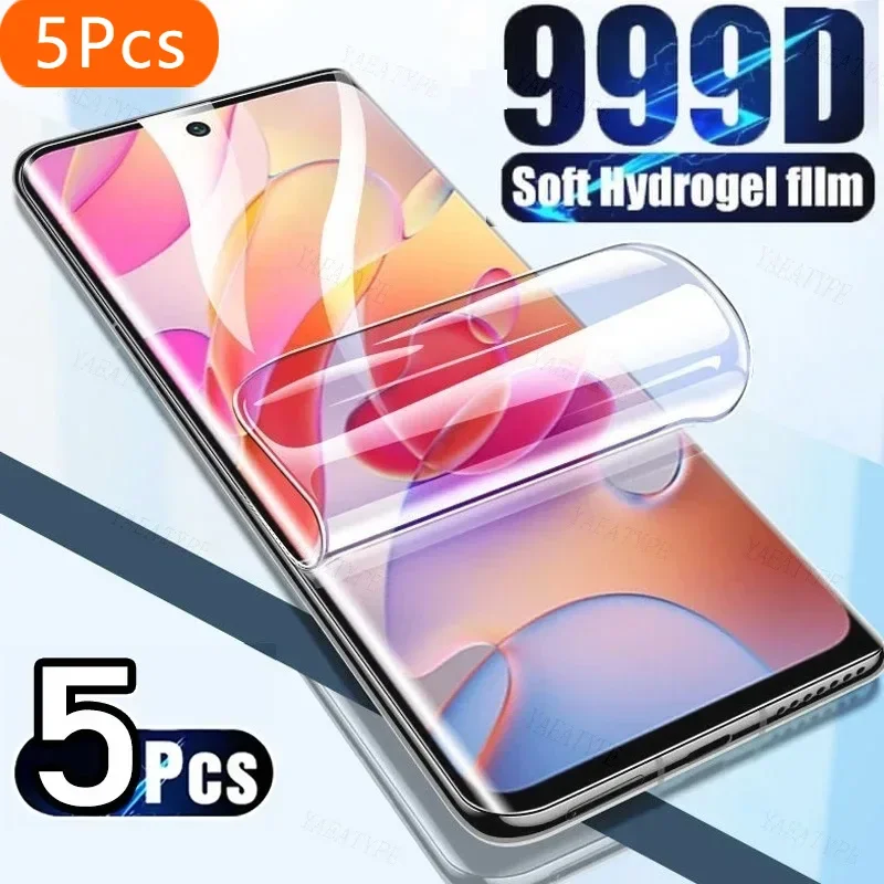5PCS Hydrogel Film For Xiaomi Redmi Note 10 9 8 7 Pro 10s 9s 8T 9T 9A 9C 8A 7A 6A 5 4X Mi Poco X3 Pro M3 F1 Screen Protector
5PCS Hydrogel Film For Xiaomi Redmi Note 10 9 8 7 Pro 10s 9s 8T 9T 9A 9C 8A 7A 6A 5 4X Mi Poco X3 Pro M3 F1 Screen Protector
