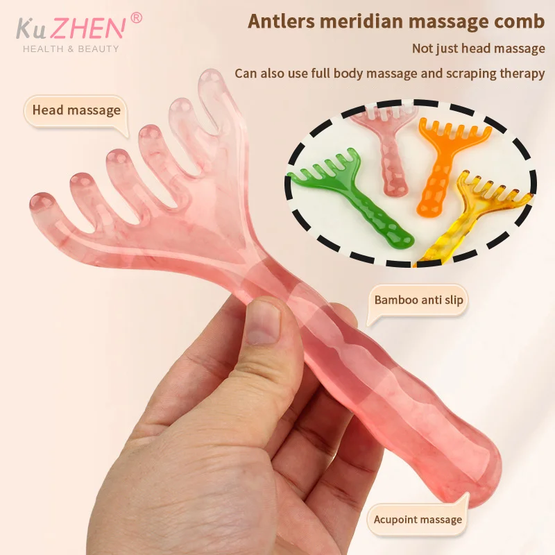 1 шт., расческа для массажа кожи головы из смолы, бамбуковая секция, стильная акупрессурная меридианная терапия, уход за волосами, портативный инструмент для релаксации Гуаша
1 шт., расческа для массажа кожи головы из смолы, бамбуковая секция, стильная акупрессурная меридианная терапия, уход за волосами, портативный инструмент для релаксации Гуаша