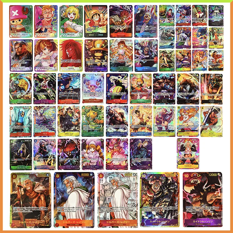 Anime ONE PIECE DIY ACG Game Collectible Card Marco Carrot Pudding Ace Black Maria Kaidou Bonney Nami Toy for boy Birthday Gifts
Anime ONE PIECE DIY ACG Game Collectible Card Marco Carrot Pudding Ace Black Maria Kaidou Bonney Nami Toy for boy Birthday Gifts