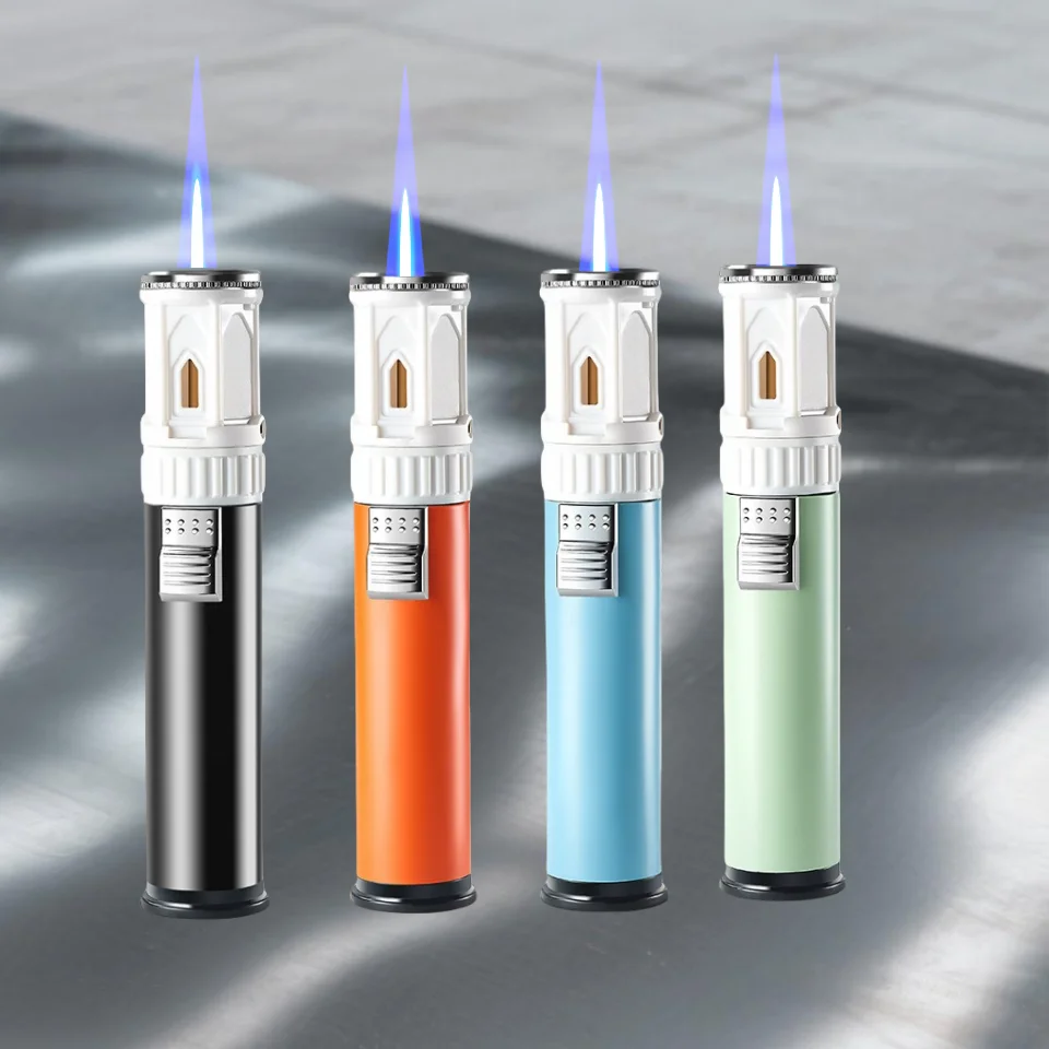 New Gun Lighter Roman Column Shape Windproof Jet Lighter Butane Torch Gas Lighter Smoking Accessories Personalized Gift
New Gun Lighter Roman Column Shape Windproof Jet Lighter Butane Torch Gas Lighter Smoking Accessories Personalized Gift